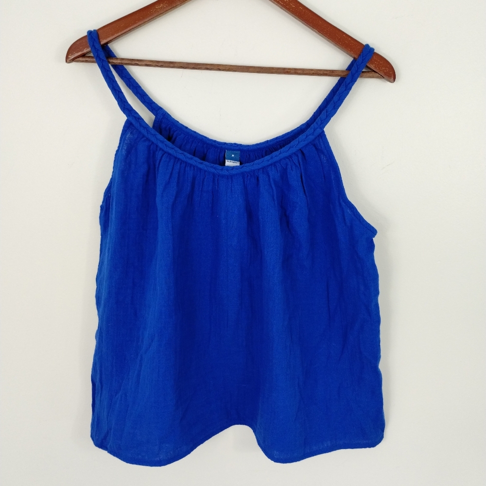Old Navy Sleeveless Tank Top Navy Size Medium New